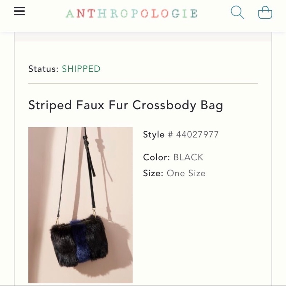 Faux Fur Crossbody Bag